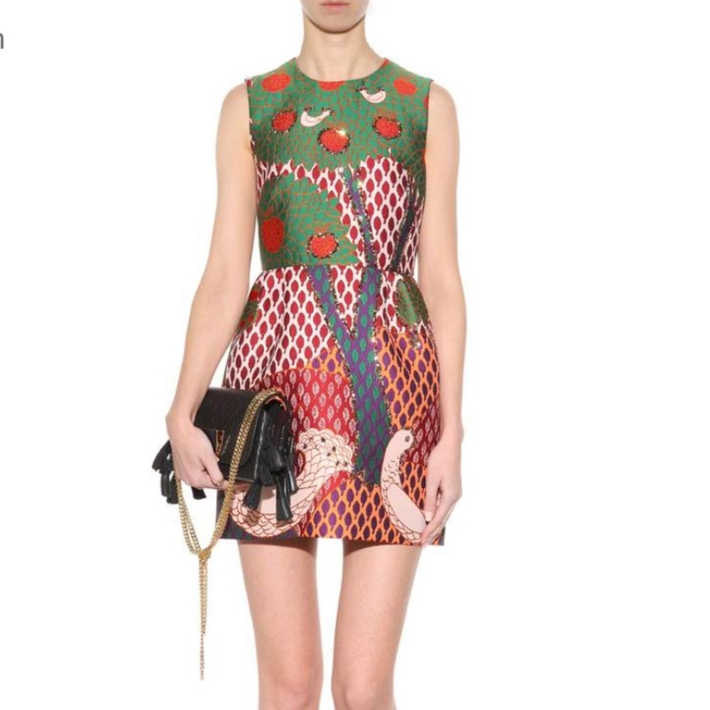 R.E.D Valentino Printed Jacquard Dress (Brand New)
